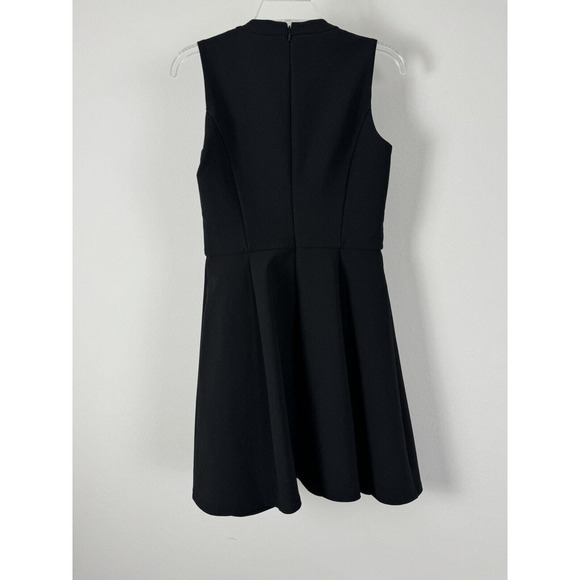 MADEWELL Fit And Flare A-line Dress Classic Modest in Black XS 2 MINT - Picture 3 of 9